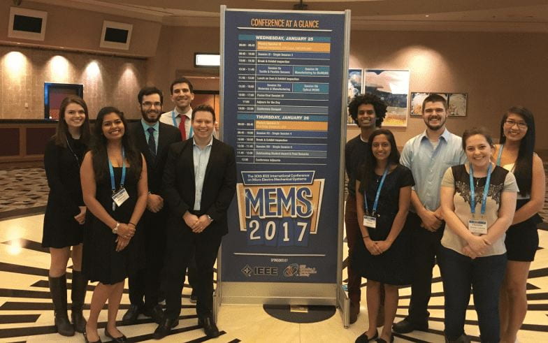 Congratulations to All of Our Teams who Presented @ IEEE MEMS 2017 Las Vegas!