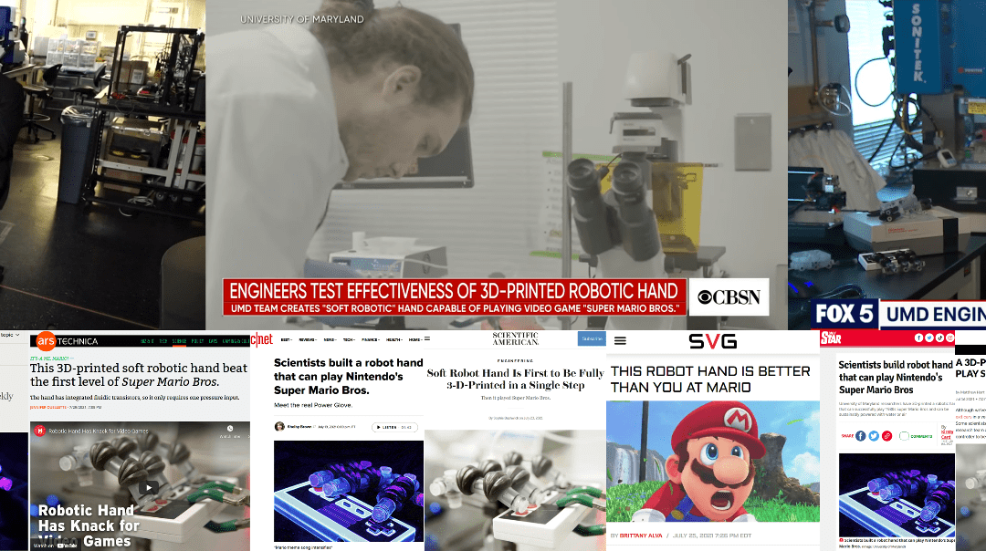 Our 3D-Printed Soft Robotics Work in the Press!